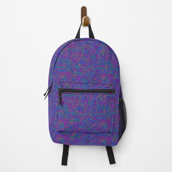 Item preview, “Vivid Flow – Multicolor Abstract Line Art – Lines by Josiah” designed and sold by LinesByJosiah1.