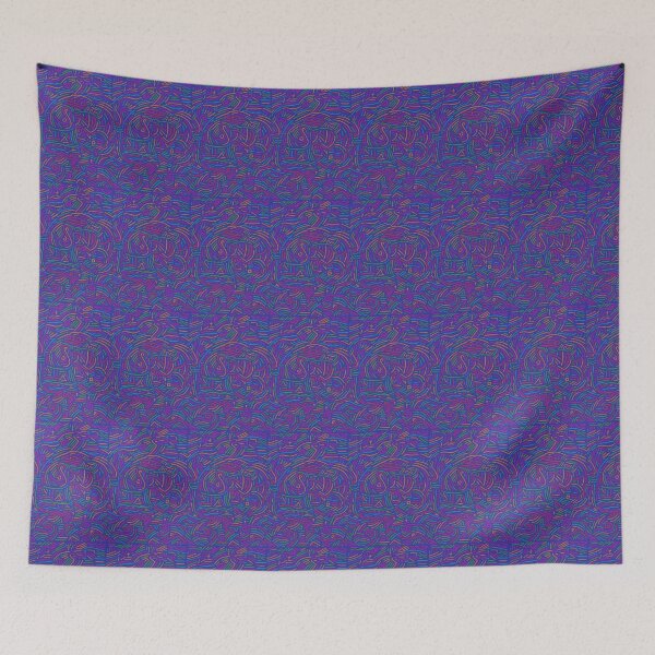Item preview, “Vivid Flow – Multicolor Abstract Line Art – Lines by Josiah” designed and sold by LinesByJosiah1.