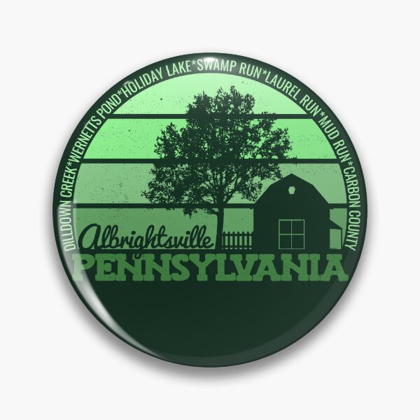 Item preview, Albright Pennsylvania Sunset Retro Vintage Local Pride Logo designed and sold by CRHPOD20.