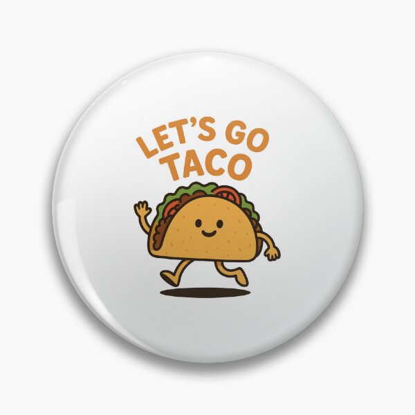 Item preview, Let’s Go Taco – Funny Kawaii Taco Character for Food Lovers designed and sold by Dokak Shop.