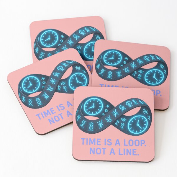 Item preview, Time Is A Loop Clock Infinity Quote designed and sold by ac3iongDcreator.