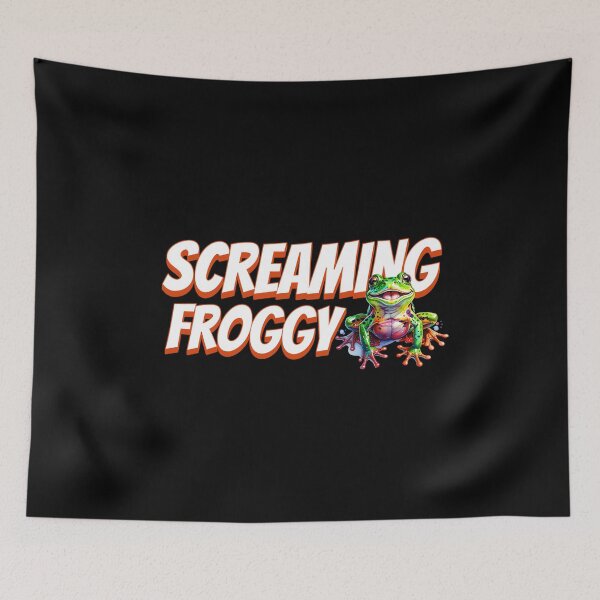 Item preview, Screaming Froggy Cute designed and sold by PullixArt.