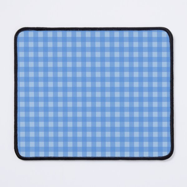 Item preview, Gingham Check Pattern in Double Light Blue designed and sold by kierkegaard.
