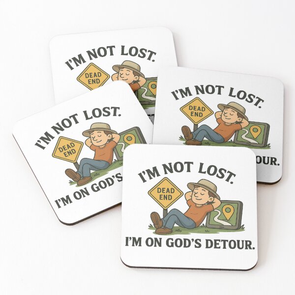 Item preview, Not Lost God’s Detour Funny Christian Art designed and sold by ac3iongDcreator.