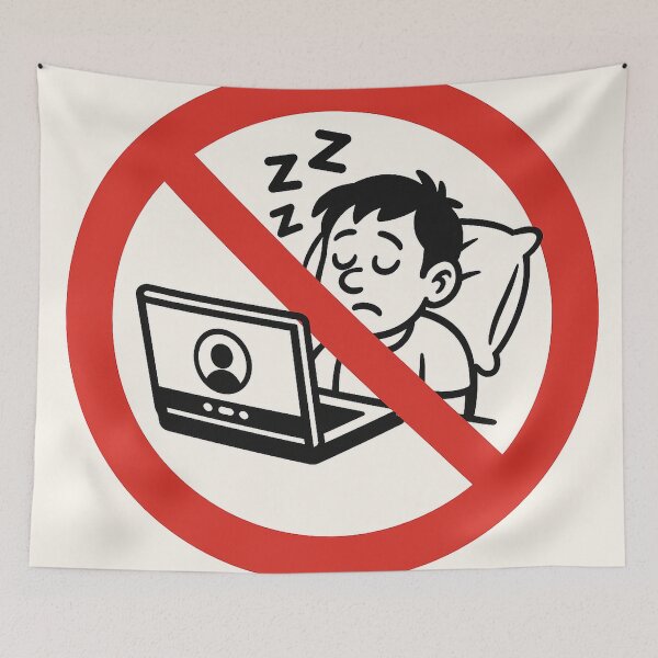 Item preview, Banned: Snoozing on Zoom Calls designed and sold by HeidiRaho.