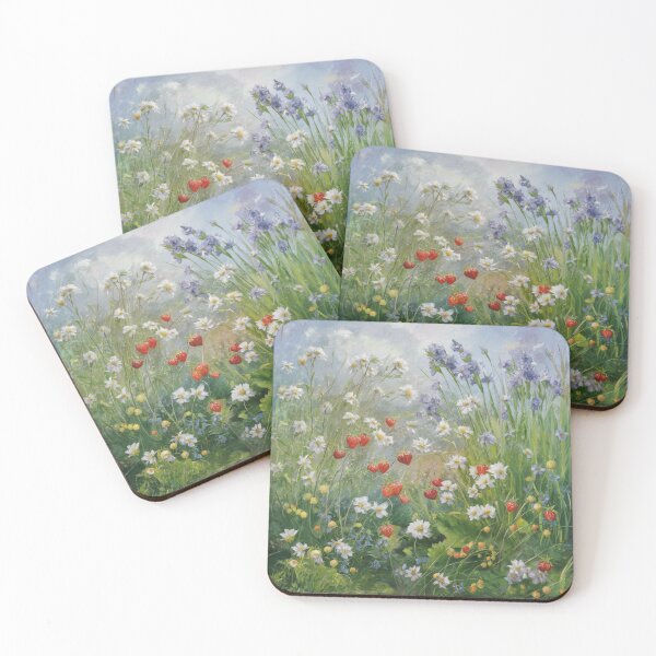 Item preview, Small berries among wild flowers. designed and sold by elegantpaterns.