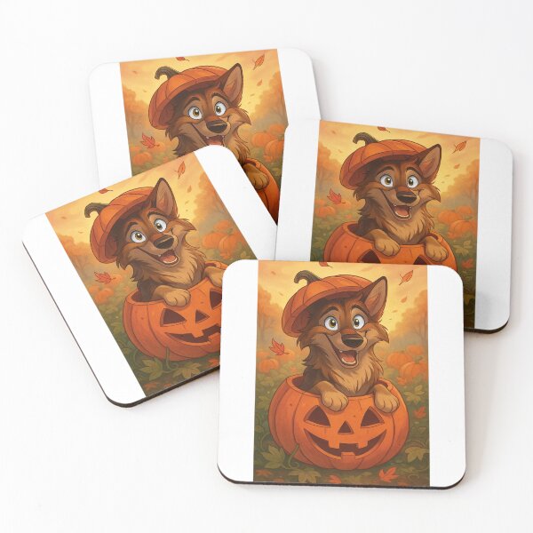 Item preview, Wolf in Jack O' Lantern designed and sold by LunarDogs.