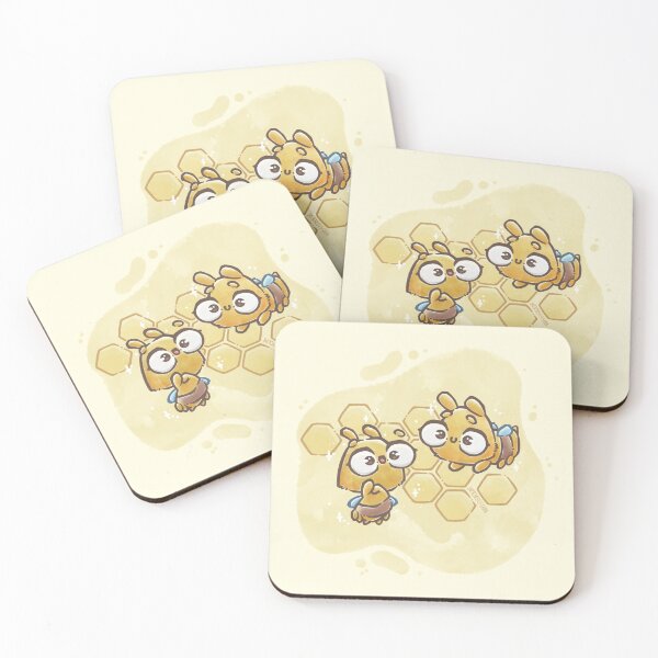Item preview, Cute Cartoon Honey Bees designed and sold by SketchesWSara.