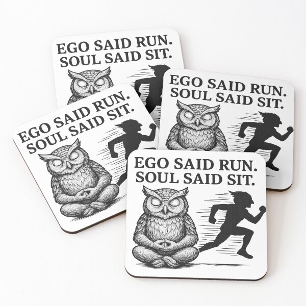 Item preview, Ego Said Run Soul Said Sit Owl Art designed and sold by ac3iongDcreator.