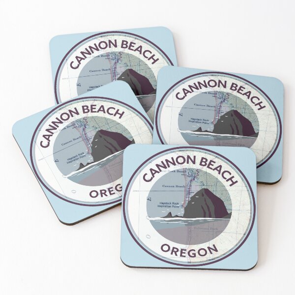 Item preview, Souvenir Map - Cannon Beach designed and sold by Willz Designz.