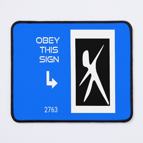 Item preview, Obey this sign No. 2763 designed and sold by porfysoundtrack.