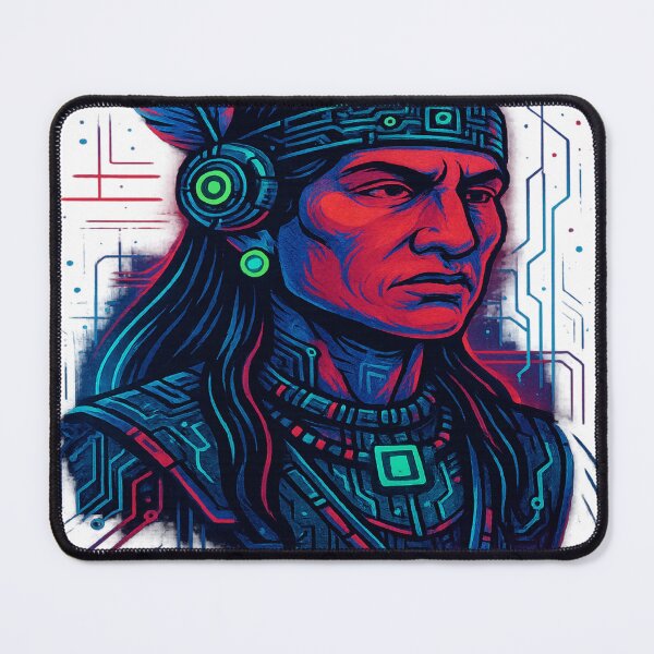 Item preview, Indio Lempira: Cyberpunk Warrior King designed and sold by StudioCultura.