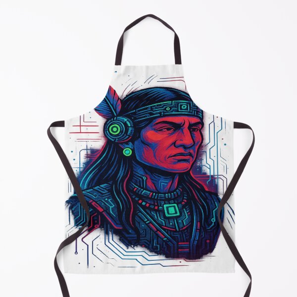 Item preview, Indio Lempira: Cyberpunk Warrior King designed and sold by StudioCultura.
