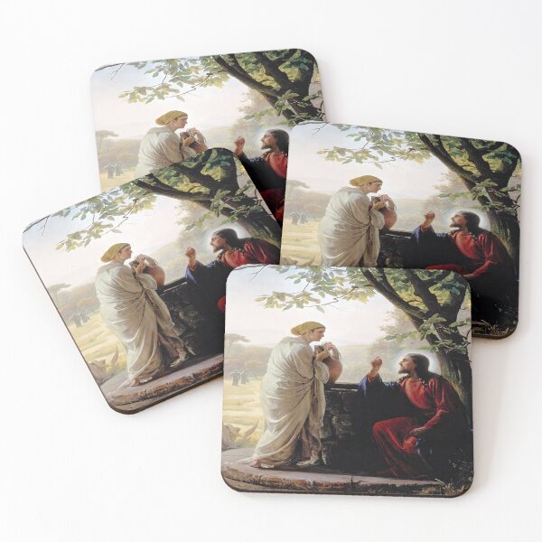 Item preview, Christ Healing Woman at Well designed and sold by LitanyLane.