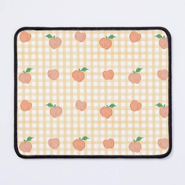 Item preview, Peaches & Gingham Print designed and sold by Daniel Bevis Design.