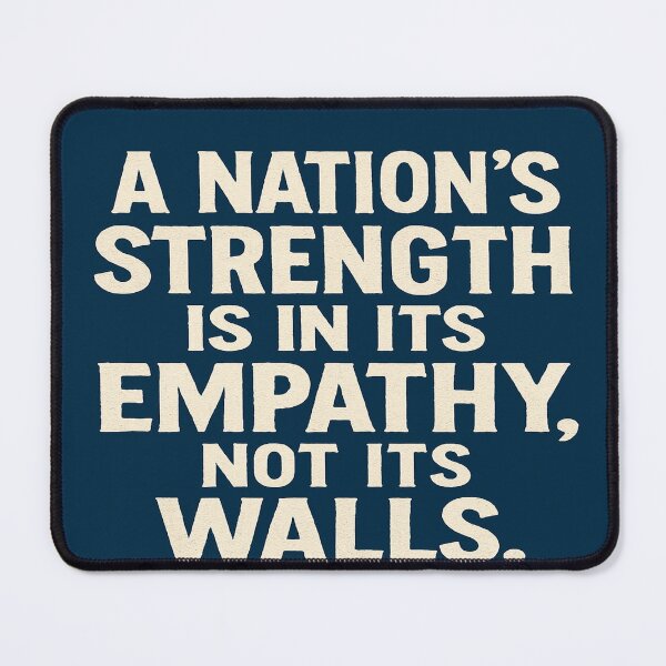 Item preview, A Nation's Strength Is In Its Empathy - Inspirational Quote designed and sold by Owcomm.