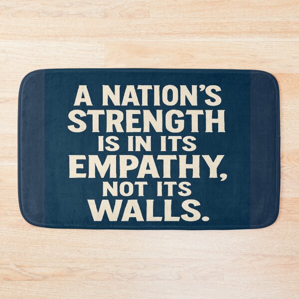 Item preview, A Nation's Strength Is In Its Empathy - Inspirational Quote designed and sold by Owcomm.