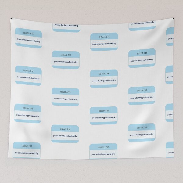 Item preview, Hello, I'm procrastinating professionally designed and sold by GraphikNook.