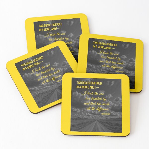 Item preview, The Road Less Traveled – Inspirational Quote Art designed and sold by sensduvent.