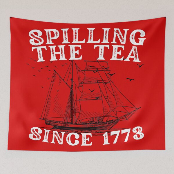 Item preview, Spilling the Tea 1773 Funny Design designed and sold by tarzbol.