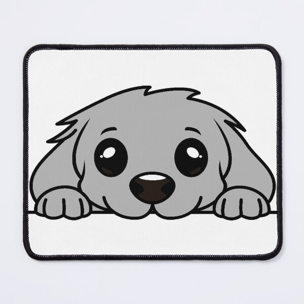 Item preview, Cute Cartoon Dog Peeking Shyly designed and sold by MoonCreative98.