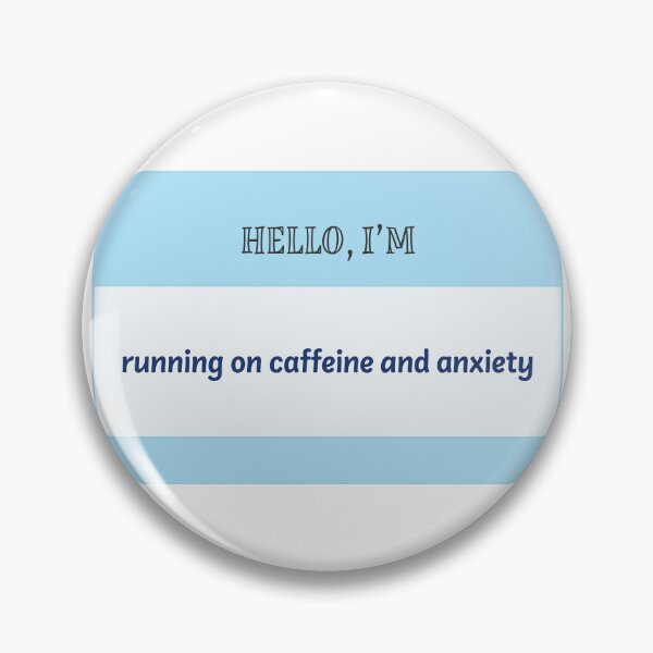 Item preview, Hola, estoy funcionando con cafeína y ansiedad. designed and sold by GraphikNook.