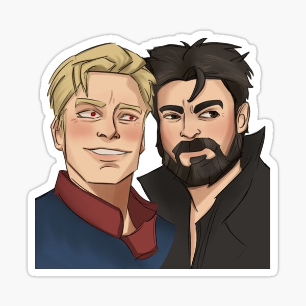 Item preview, Butcher + Homelander designed and sold by sketchymaze.