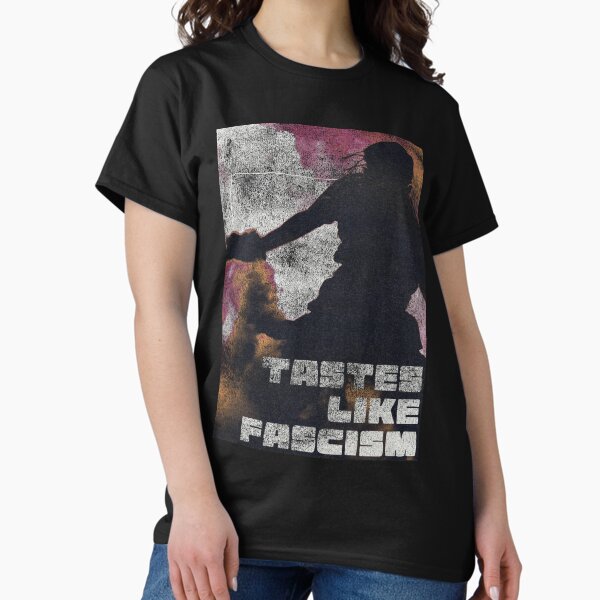 Vista previa del artículo con la obra «Camiseta "Sabe a fascismo"», diseñado y vendido por Furz183.
