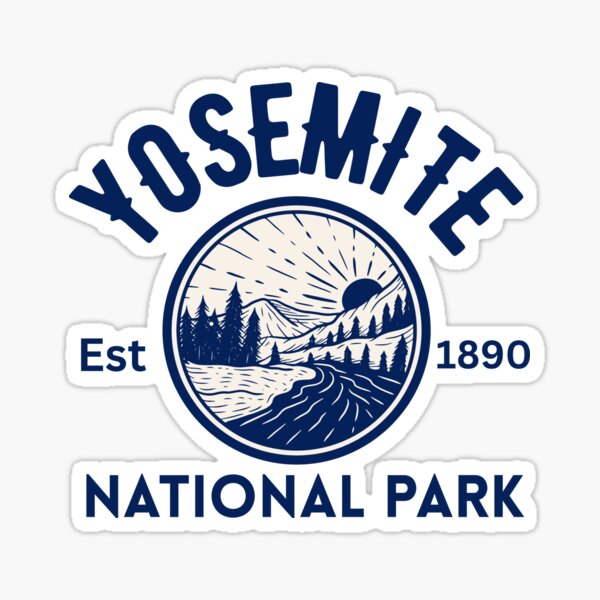 Item preview, Yosemite National State Park Classic T-shirt Sticker designed and sold by ThinkNature!.