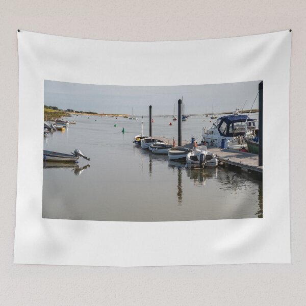Item preview, Boats in Wells-Next-The-Sea estuary, North Norfolk designed and sold by yackers1.