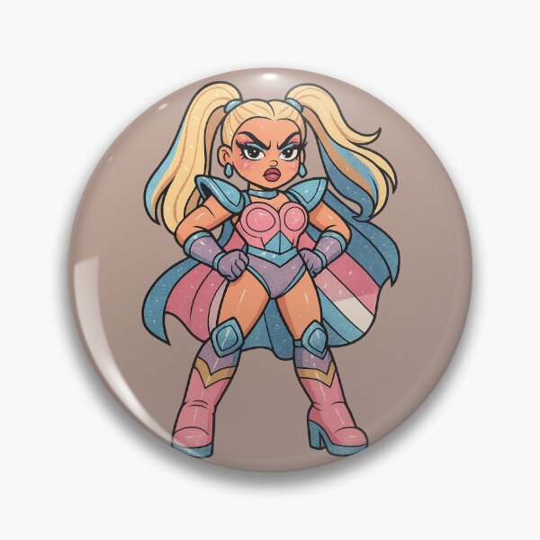 Item preview, Super Trans Girl – Cute Queer Hero Power designed and sold by TeesAndSass.