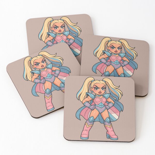 Item preview, Super Trans Girl – Cute Queer Hero Power designed and sold by TeesAndSass.
