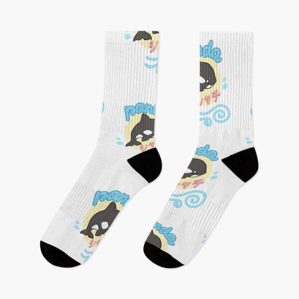 Item preview, Cute Panda Whale Kawaii Ocean Animal | Summer Sea Life Japanese Katakana Design designed and sold by theartbykay.