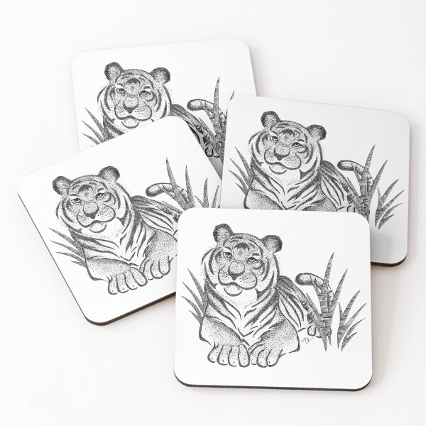 Item preview, Relaxing Tiger designed and sold by Anna DeVries.