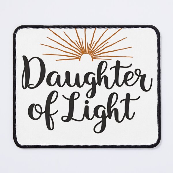 Item preview, Daughter of Light | Christian Faith Quote Design designed and sold by Deborah McLain.