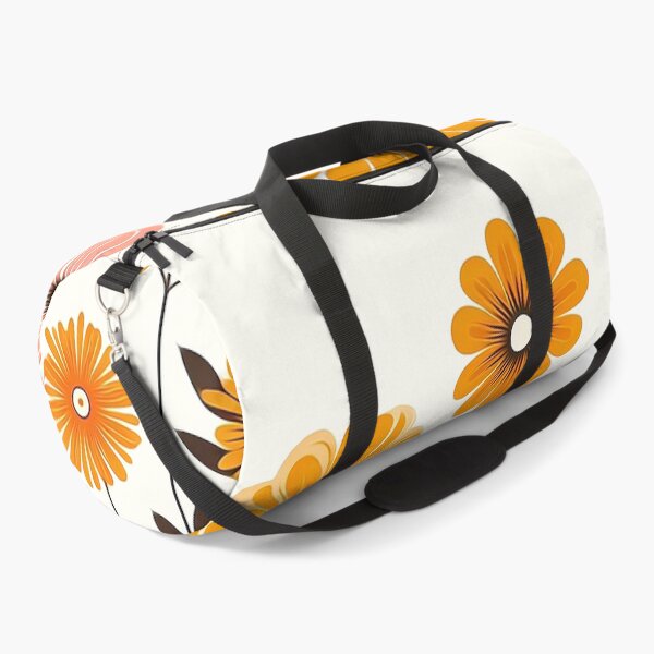 Item preview, 60's Retro Flowers Pattern designed and sold by ArtFactoryAI.