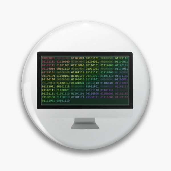 Item preview, Binary Is for Computers – Pride Edition designed and sold by EclecticTurtle.
