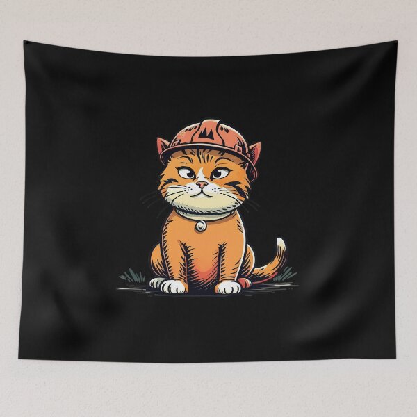 Item preview, Catswithhardhats Cute designed and sold by PullixArt.