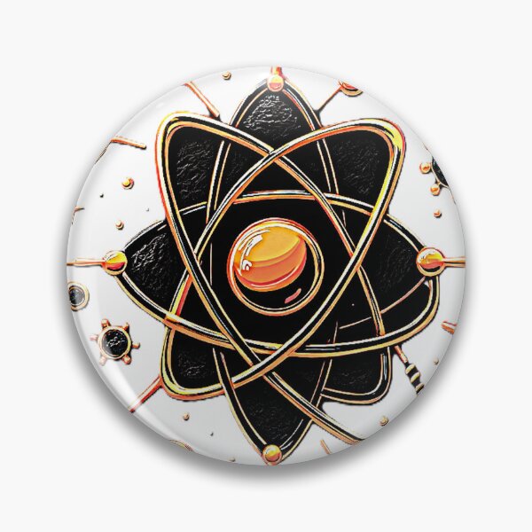 Item preview, Atomic Gear Core – Futuristic Neon Atom with Cosmic Tech Vibes designed and sold by Dark-Circuit-Haven.