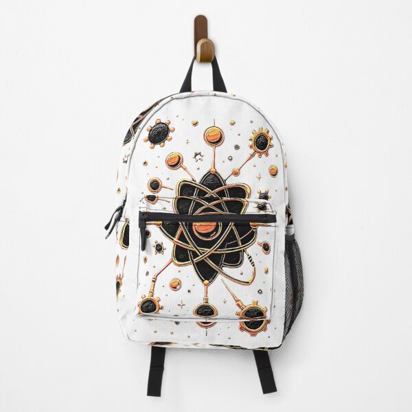 Item preview, Atomic Gear Core – Futuristic Neon Atom with Cosmic Tech Vibes designed and sold by Dark-Circuit-Haven.