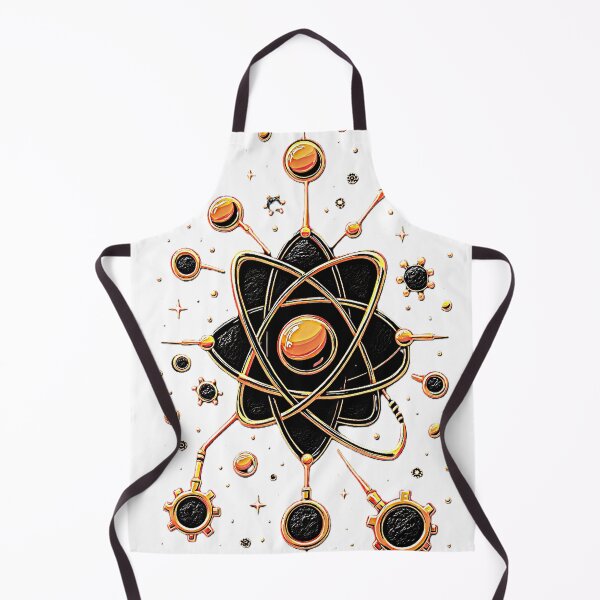 Item preview, Atomic Gear Core – Futuristic Neon Atom with Cosmic Tech Vibes designed and sold by Dark-Circuit-Haven.