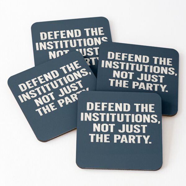 Item preview, Defend The Institutions, Not Just The Party. designed and sold by Owcomm.