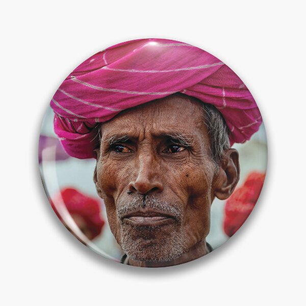 Item preview, Turbaned Man From India designed and sold by Kay Brewer.