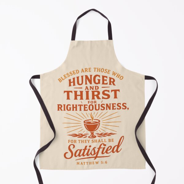 Item preview, Matthew 5:6 – Hunger and Thirst for Righteousness Bible Verse designed and sold by SimplySelim.