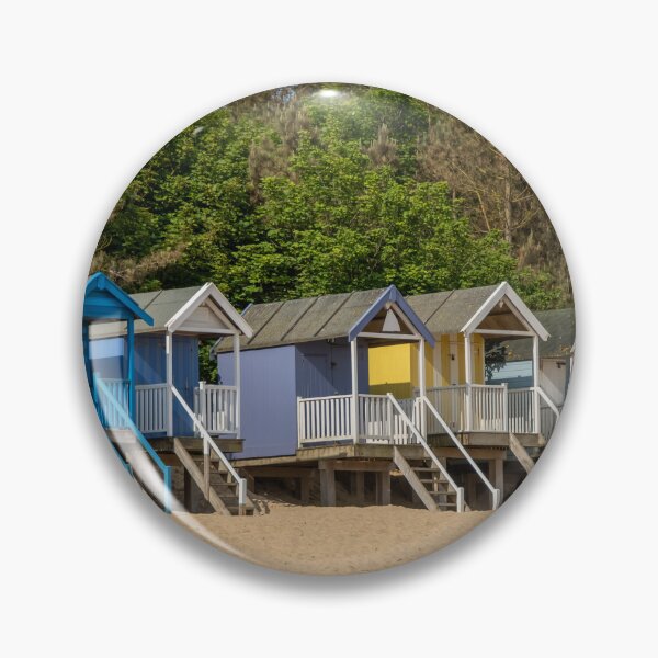Item preview, Colourful beach huts  designed and sold by yackers1.