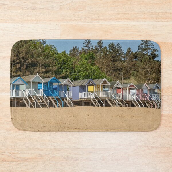 Item preview, Colourful beach huts  designed and sold by yackers1.