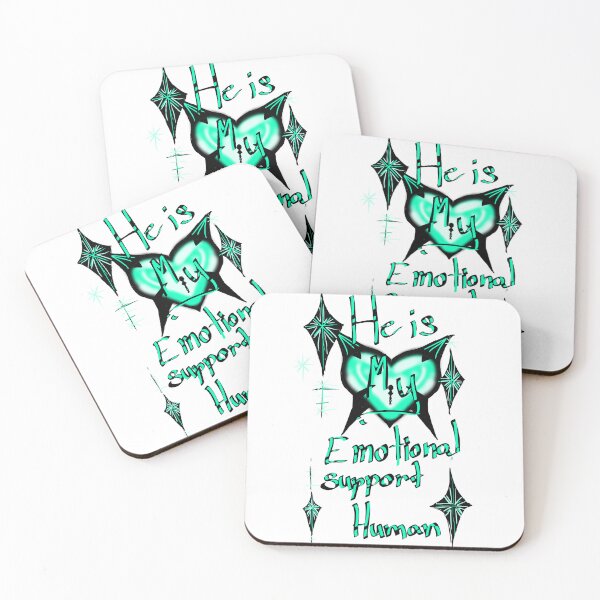 Item preview, He is my emotional support human designed and sold by nekoandwolf1.