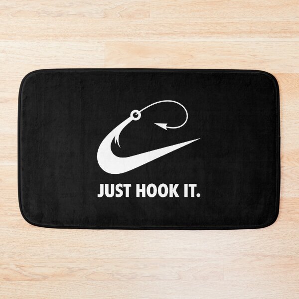 Item preview, JUST HOOK IT. Fishing Hook Parody Minimalist Design designed and sold by Hooodify.