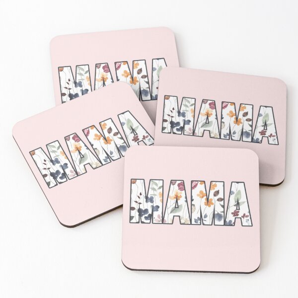Item preview, Mama Floral Typography Heartwarming Gift Design for Mother designed and sold by Syrupulse.