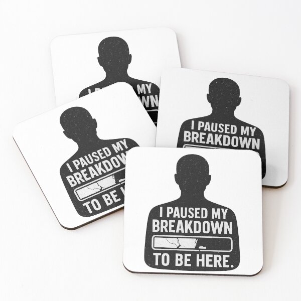 Item preview, I Paused My Breakdown To Be Here Sticker designed and sold by TheoVerse.